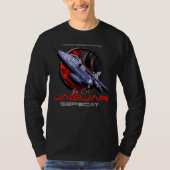 Sepecat Jaguar Engels Frans gevechtsvliegtuig T-shirt (Voorkant)