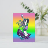"Sepheria" Cute Celestal Dancing Fairy Briefkaart (Staand voorkant)