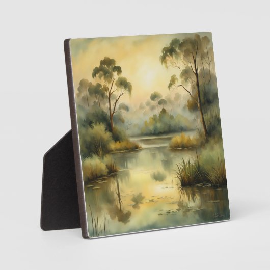 sephia landscape fotoplaat (Voorkant)