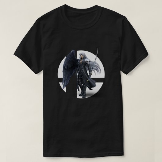 Sephiroth - Smash Bros T-shirt (Design voorkant)