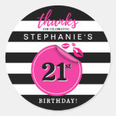 Sephora Geïnspireerd Verjaardag Sticker (Voorkant)