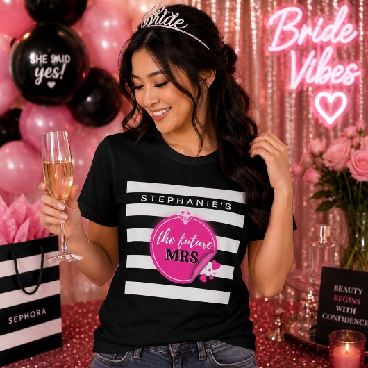 Sephora Thema Toekomstige Mrs Bruid Tri-Blend Shirt