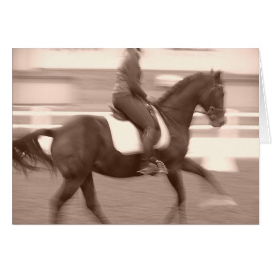Sepia Abstract Dressage (Voorkant Horizontaal)