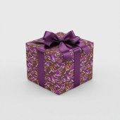 Sepia Abstract Pebble Bean Repeating Pattern Cadeaupapier