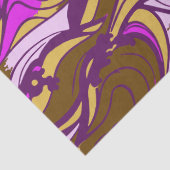 Sepia Abstract Pebble Bean Repeating Pattern Tissuepapier (Detail)