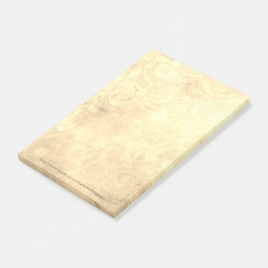 Sepia Abstracte kunst Post-it® Notes (Schuin)