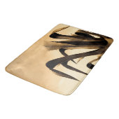 Sepia aloe-Plant Badmat (Gekanteld)