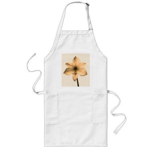 sepia amaryllis lang schort (Voorkant)