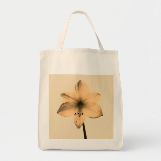 sepia amaryllis tote bag (Voorkant)