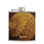 Sepia Angel Wing Flask Heupfles (Voorkant)