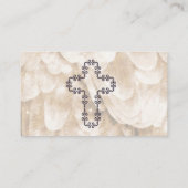 Sepia Angel Wing Visitekaartje (Achterkant)