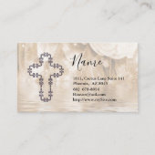 Sepia Angel Wing Visitekaartje (Voorkant)