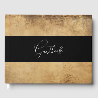 Sepia  Antiek stijl bruiloft Gastenboek