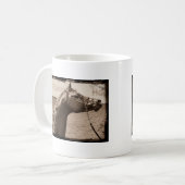 Sepia Arabian Stallion Koffiemok (Voorkant links)