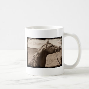 Sepia Arabische hengst Koffiemok