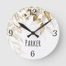 Sepia Baby Kwekerij Nederlandse Kunst Waterverf Bl Grote Klok