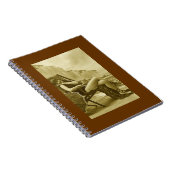 Sepia badschoonheid notitieboek (Rechterzijde)