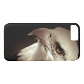 Sepia Bald Eagle iPhone 7 Hoesje (Achterkant (Horizontaal))