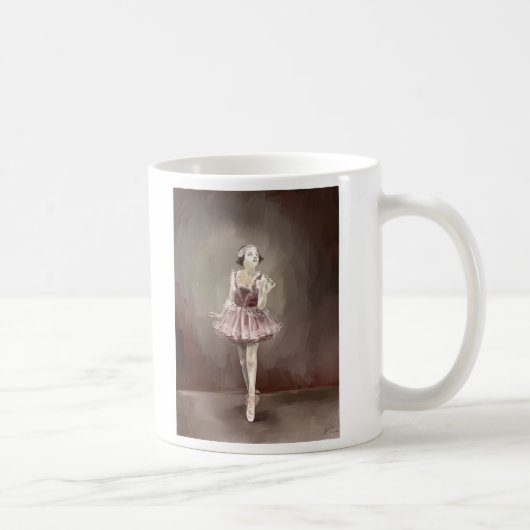 Sepia Ballerina Koffiemok (Rechts)