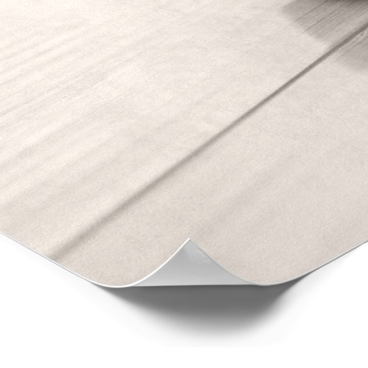 Sepia Ballet Slipper Pointe Shoes Dance Sjabloon Poster (Hoek)