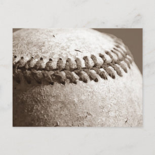 Sepia Baseball Briefkaart
