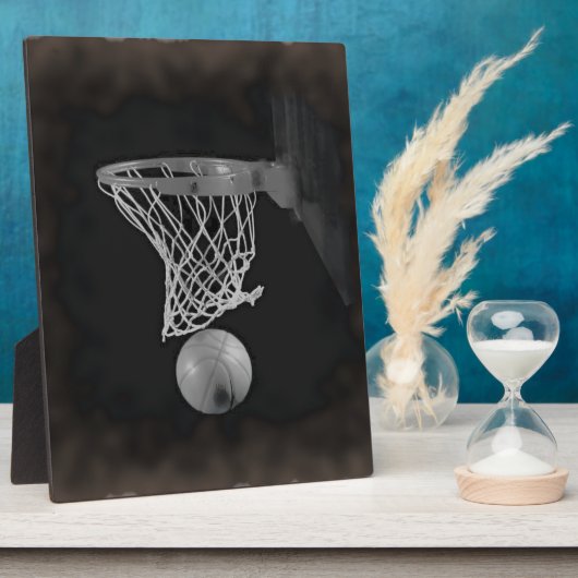 Sepia Basketball Fotoplaat (Zijkant)