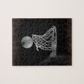 Sepia Basketball Legpuzzel (Horizontaal)