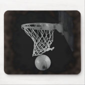 Sepia Basketball Muismat (Voorkant)