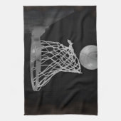 Sepia Basketball Theedoek (Verticaal)