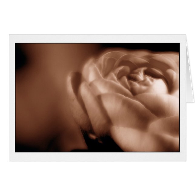 Sepia Begonia 2 (Voorkant Horizontaal)