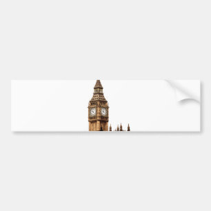 Sepia Big Ben Tower Bumpersticker