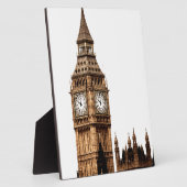 Sepia Big Ben Tower Fotoplaat (Zijkant)