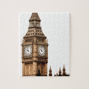 Sepia Big Ben Tower Legpuzzel
