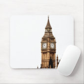 Sepia Big Ben Tower Muismat (Met muis)