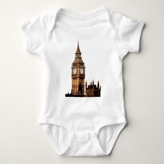 Sepia Big Ben Tower Romper (Voorkant)