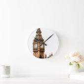 Sepia Big Ben Tower Ronde Klok (Huis)