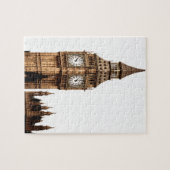 Sepia Big Ben Tower Travel Art Legpuzzel (Horizontaal)