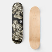 Sepia Black Cool Persoonlijk Skateboard (Voorkant)