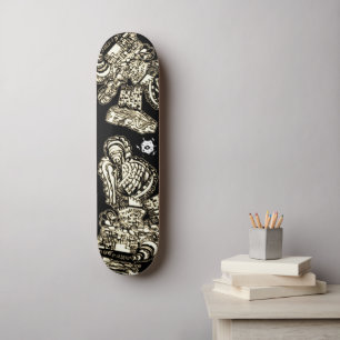 Sepia Black Cool Persoonlijk Skateboard