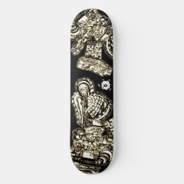 Sepia Black Cool Persoonlijk Skateboard