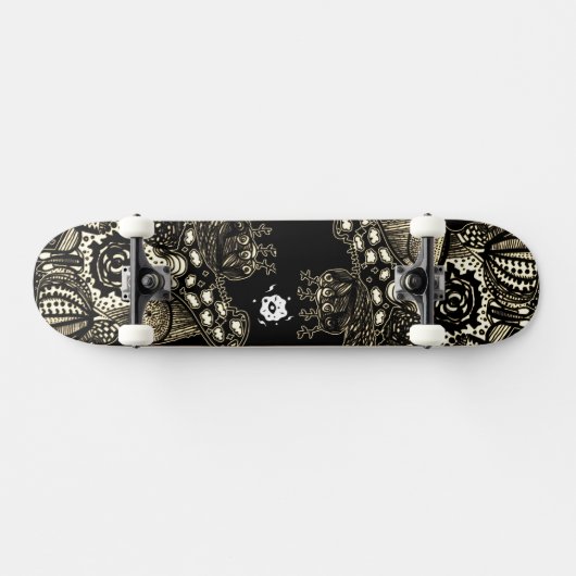 Sepia Black Persoonlijk Skateboard (Horizontaal)