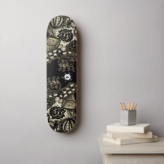 Sepia Black Persoonlijk Skateboard (Muurkunst)