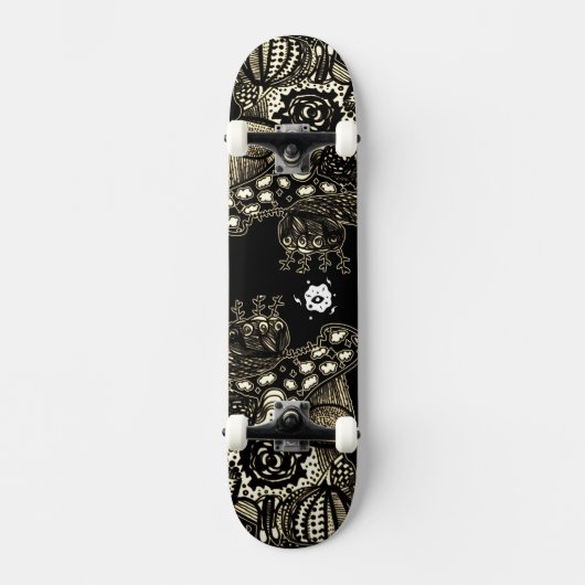 Sepia Black Persoonlijk Skateboard (Voorkant)