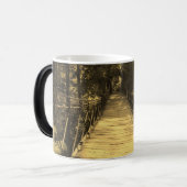 Sepia Bridge Magische Mok (Voorkant links)