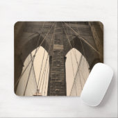 Sepia Brooklyn Bridge Muismat (Met muis)