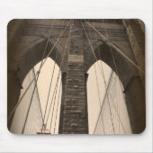  Sepia Brooklyn Bridge Muismat (Voorkant)