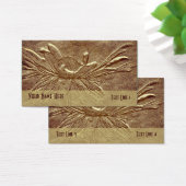 Sepia Brown Daisy Flower Art Visitekaartjes (Bureau)