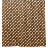 Sepia Brown Douchegordijn (Voorkant)