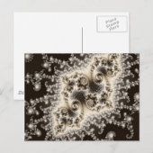 Sepia Brown Jellyfish Briefkaart (Voorkant / Achterkant)