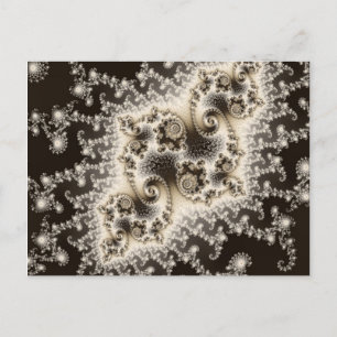 Sepia Brown Jellyfish Briefkaart